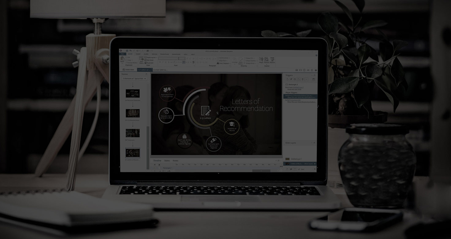 Professional eLearning developer background